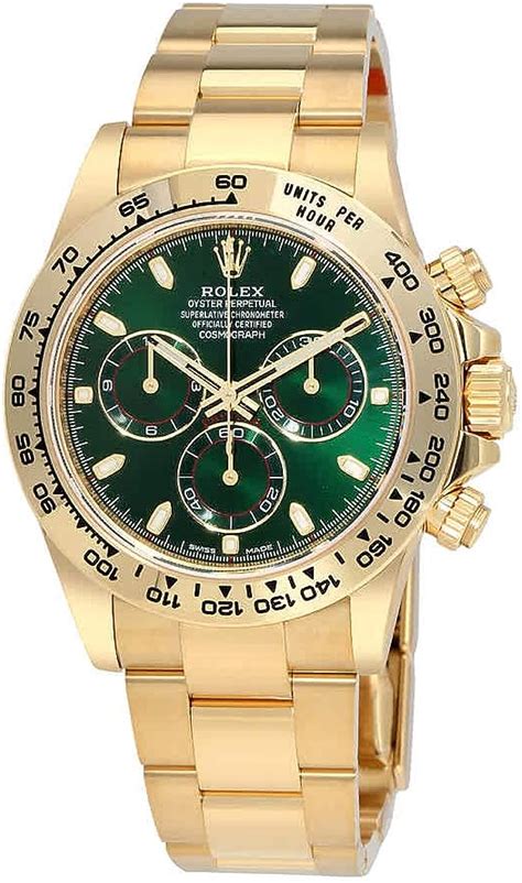 rolex daytona oro verde|Rolex daytona watch price.